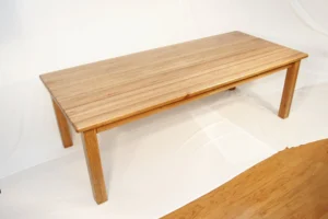 Read more about the article Gathering table and stool — solid oak hospitality
