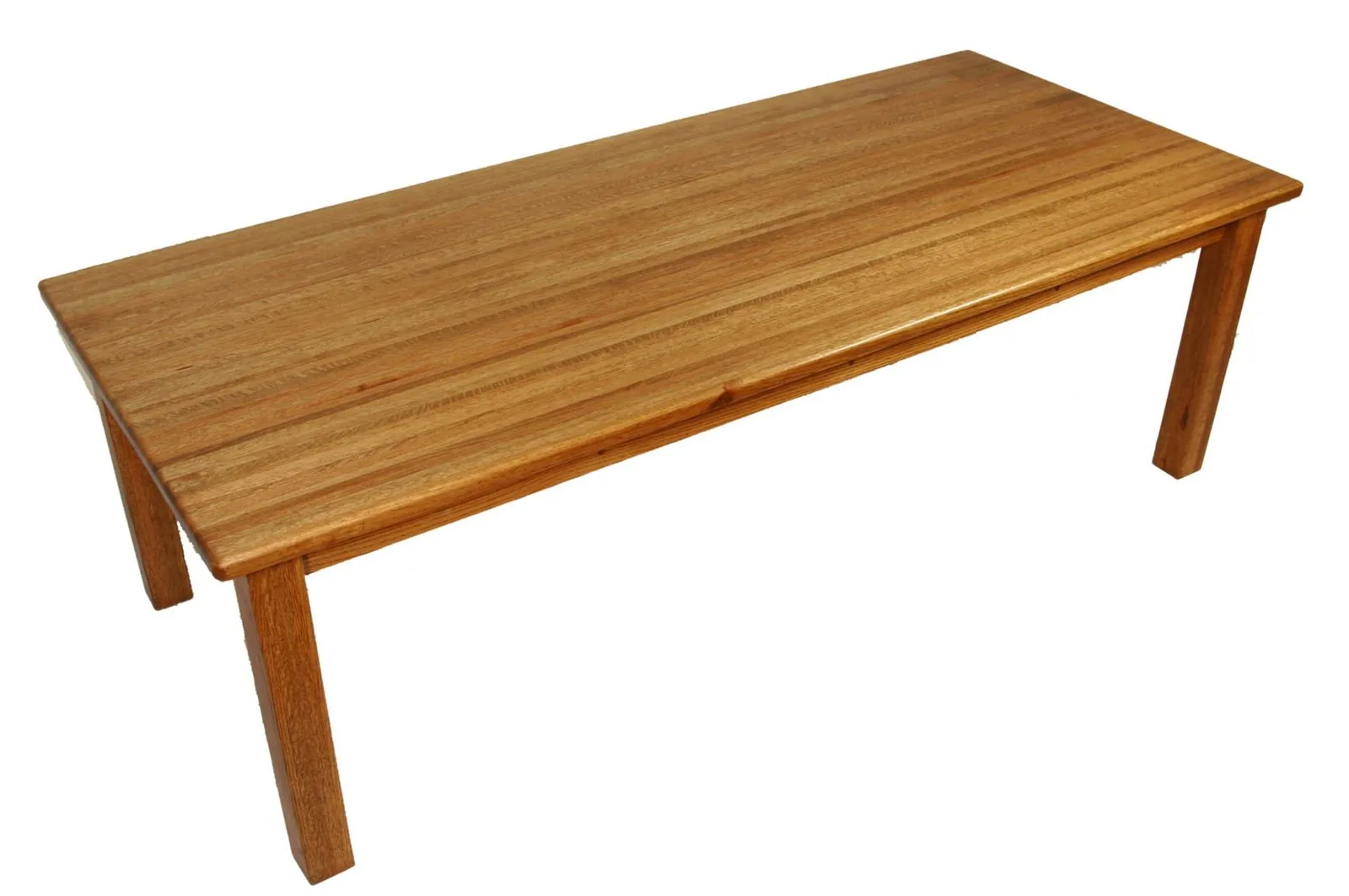 Lumberjack oak dining table (view 3) — Bradley Brand Furniture
